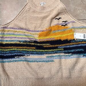 Brand new with tags. Pilcro sunset sweater tank size medium